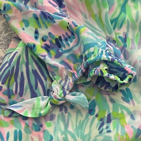 Lilly Pulitzer Multicolor Off-Shoulder Top - Picture 4 of 5